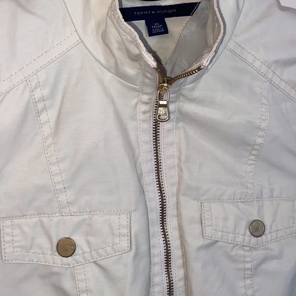 Tommy Hilfiger Cream Utility Jacket - Picture 3 of 7